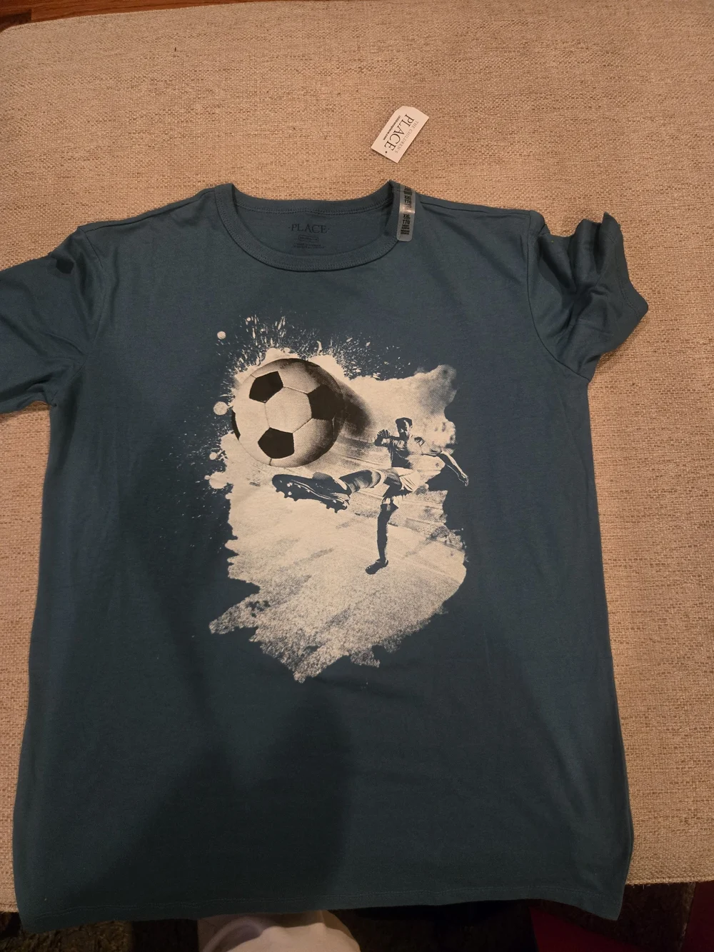 The Children's Place Teal Boys' Soccer Graphic Tee